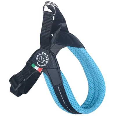 Produktbild von Tre Ponti RP200 Easy Fit Soft Mesh mit verstellbarem Bauchgurt und Click-Verschluss hellblau