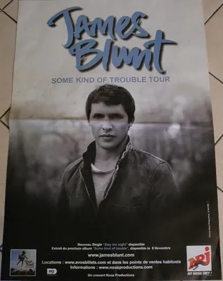 Productafbeelding van James BLUNT - Poster - 40x60 cm