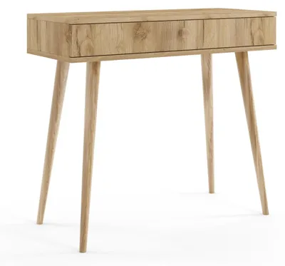Produktbild von Schminktisch mit Schublade NILSA - Eiche Gold/Braun