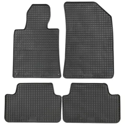 Produktbild von für Peugeot 508 ab 03/2011-09/2018 Passform PETEX Gummimatten 4-teilig schwarz Allwettermatten Gummifußmatten