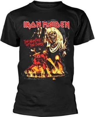 Obrázok produktu pre Iron Maiden Number Of The Beast Graphic Black S Tričko