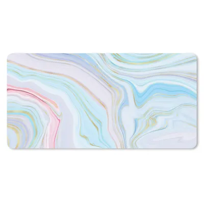 Produktbild von MuchoWow® Mauspad Mousepad Marmor - Pastell - Muster - Abstrakt 60x30 cm - Mousepads - Maus Mat - Pad - Mausunterlage - Nachhaltig
