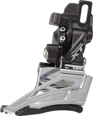 Image de SHIMANO FD-M8025-DT Deore XT Umwerfer, 2x11-fach, Down Swing, Top Pull, 66-69°, Direct Mount, schwarz/silber