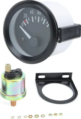 Obrázek produktu pro Automobilový tlakoměr oleje se senzorem 0-100 Psi 12V 52mm/2 palce