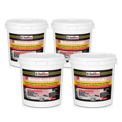 Produktbild von Isolbau Betonkontakt - 100 kg Betongrund zur Grundierung von glatten Untergründen aus Beton und Stahlbeton