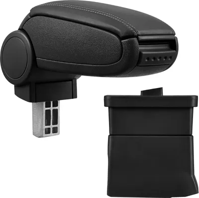 Produktbild von Armlehne Mittelarmlehne MAL Leder Bezug Schwarz für Ford Ka ab 2009-