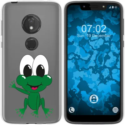 Produktbild von PhoneNatic Case kompatibel mit Motorola Moto G7 Play Silikon-Hülle Cutiemals M2