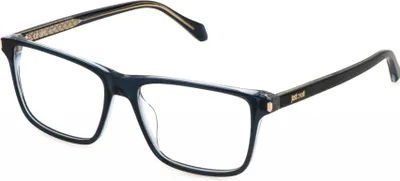 Produktbild von Just Cavalli VJC050 Top blu+azzurro lucido 56/16/145 Herren Brillen