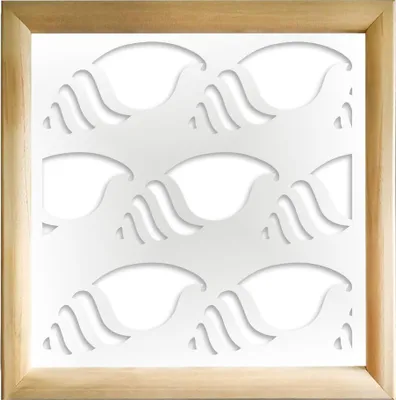Immagine prodotto di HERMITCRAB - Moduli Decorativi in Legno e PVC 98x98 cm bianco