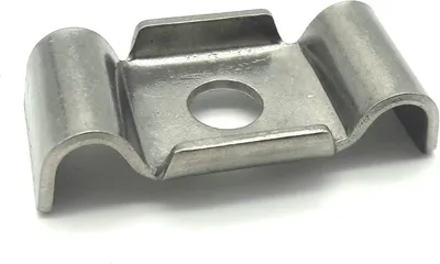 Imagen del producto de Anillas de sujeción de acero inoxidable, 10 unidades, para mallas de alambre de acero de 6/5/6 y 8/6/8, para fijación de cercas