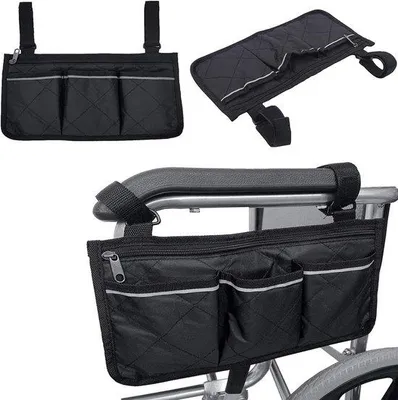 Produktbild von Rucksacktas für Rollstühle, E-Scooter, Rollatoren, usw. (schwarz)