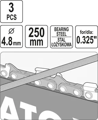Produktbild von Yato YT-85027, 3 Stück(e), 250 mm
