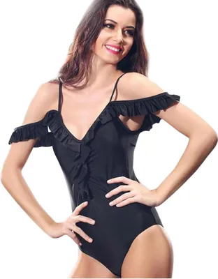 Immagine prodotto di Costume da bagno monopezzo monokini snellente nero S