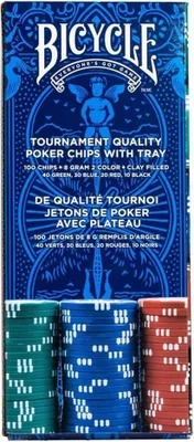 Produktbild von Bicycle Pokerchips Brettspiel Durchsichtig Durchsichtig One Size