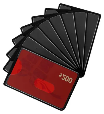 Produktbild von 8 Stück RFID Blocker Kartenhüllen, Schutz für Kreditkarten und EC-Karten, NFC Schutzhüllen, Kreditkartenprotektor