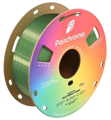 Immagine prodotto di Filamento PLA Silk, diametro 1,75 mm, colore verde "Peridot", confezione da 1 kg