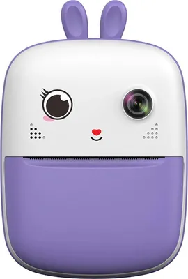 Obrázok produktu pre Mini termotlačiareň 1800 mAh pre deti s fotoaparátom a kamerou 2,4 palca, 640 x 480 pixelov Fialová