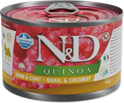 Immagine prodotto di Farmina N&D Dog QUINOA Quaglia & Cocco in lattina per cani 140 g