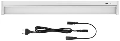LED-Unterbauleuchte 58 cm, 12 W, 900 lm, IR-Sensor, Silber
