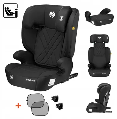Productafbeelding van Autostoeltje 15-36 kg, Isofix, TULANO i-Size, zwart, geschikt voor kinderen van 100-150 cm