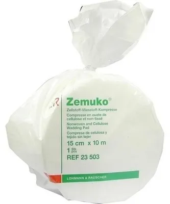 Produktbild von ZEMUKO Vliesstoff-Kompr.gerollt 15 cmx10 m