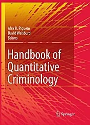 Obrázek produktu pro Handbook of Quantitative Criminology
