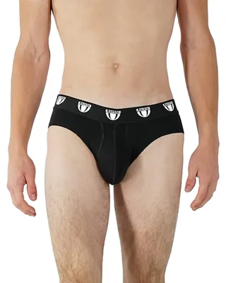 Obrázek produktu pro Bockle® Black Slip Bavlna – pánské černé slipy, velikost 3XL