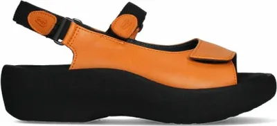 Produktbild von Wolky Sandale Jewel 0320434-550, Glattleder, Orange, Fußbett zum Wechseln 40