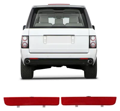 Image de 1 paire de catadioptres de pare-chocs arrière LR006348 - Catadioptres de position arrière pour Range Rover L322 et Freelander 2 L359