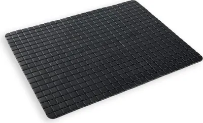 Obrázek produktu pro Protiskluzová podložka do vany nebo sprchy, 40 x 60 cm, obdélníková, černá, PVC, s přísavkami