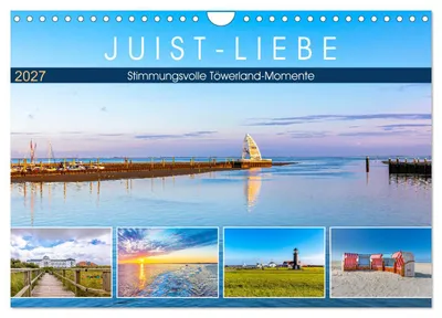 Productafbeelding van JUIST-LIEBE (Wandkalender 2027, formaat A4 liggend), CALVENDO maandkalender