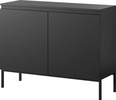 Image de Selsey Bemmi sideboard - Commode à 2 portes, noir, 100 cm
