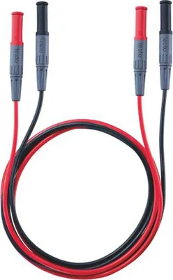 Zdjęcie produktu dla testo - 0590 0013 - Przedłużacze przewodów pomiarowych (wtyk prosty) - 1 zestaw
