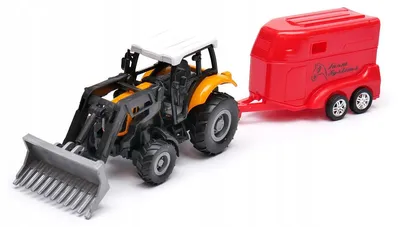 Obrázek produktu pro Traktor Dromader s přívěsem pro koně, malá farma