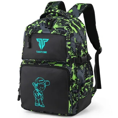 Produktbild von Schulrucksack Rucksack Jungen Schulrucksack Mädchen Teenager Jugendliche Daypacks, Kinder Reflektierender Schultasche Outdoor