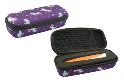 Zdjęcie produktu dla caseroxx Tiptoi Tasche mit Fach Einhornmuster- lila Einhornmuster- lila