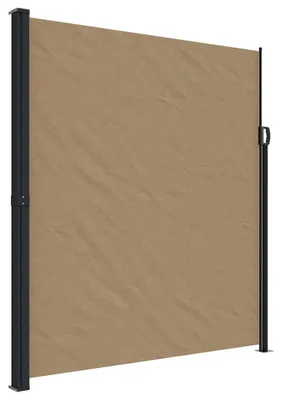 Produktbild von vidaXL Seitenmarkise Ausziehbar Taupe 220x500 cm