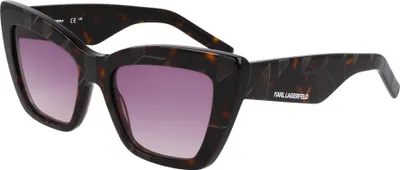 Produktbild von Karl Lagerfeld KL6158S Dark tortoise 54/18/145 Damen Sonnenbrillen