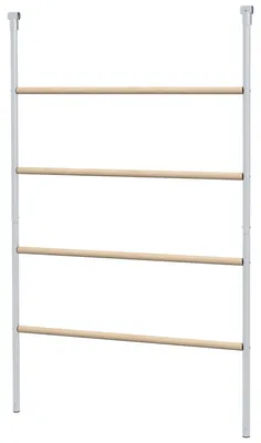 Zdjęcie produktu dla Drabinka dla kurczaków - 4 poprzeczki | Kolor: srebrnobrązowy | Wymiary: 86 x 140 x 2,5 cm