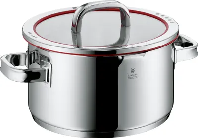 Produktbild von WMF Funktion 4 - Kochgeschirr de 4-teiliger Kochtopf mit Deckeln mit 4 Funktionen de gießen Edelstahl Chromargan 18/10