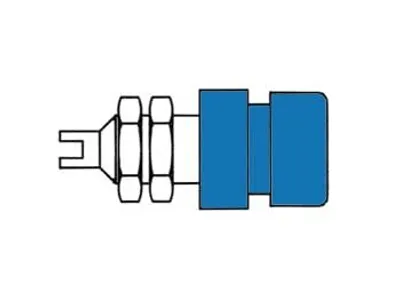 Produktbild von Isolierte Buchse 4mm / blau (bil 20)