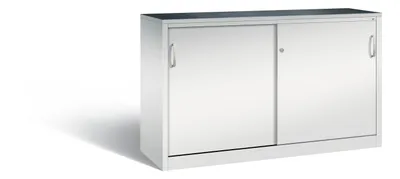 Produktbild von C+P Schiebetürenschrank Acurado, H1000xB1600xT500mm, 7035/7035