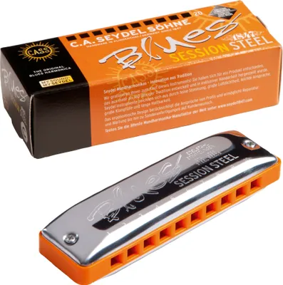 Immagine prodotto di Seydel Blues Session Steel C armonica a bocca diatonica