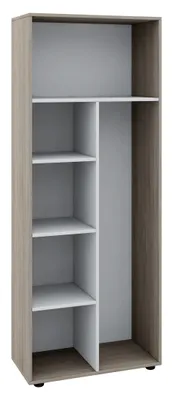 Produktbild von VCM Holz-Besenregal | 6 Fächer | Maße: . 70 x H. 178 x T. 40 cm | Putzschrank Regal | ohne Türen - Vandol