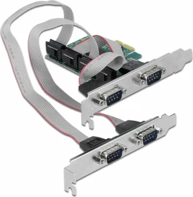Immagine prodotto di DELOCK PCI Express x1 Karte zu 4 x Seriell RS-232