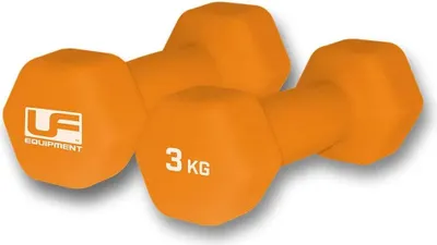 Image de Urban Fitness haltères Hex Neopren orange paire 2 x 3kg Fitness Training