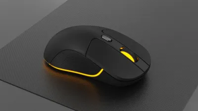 Immagine prodotto di Keychron M3 Mouse ottico senza fili, USB, Bluetooth, 2,4GHz, 30000 DPI, 8000 Hz, nero M3-A23