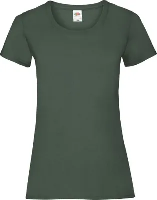 Produktbild von Damen T-Shirt Lady-Fit Valueweight T - Flaschengrün, S