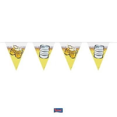 Obrázek produktu pro Párty girlanda Beer - pivní party - vlajky -  - 10 m