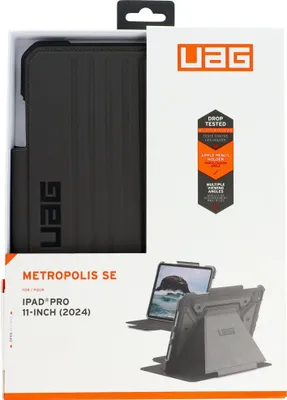 Obrázek produktu pro Urban Armor Gear Metropolis SE 124475114040, Folio, Apple, iPad Pro 11" (5th Gen, 2024, M2) A2836, A2837, A3006, 27,9 cm (11"), 363 g